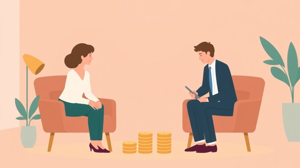 Illustration showing key concepts related to catching up on retirement savings after divorce