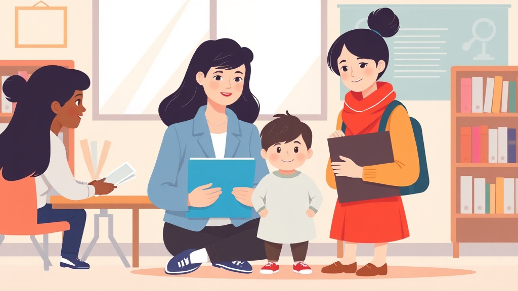 Illustration showing key concepts related to school involvement for divorced parents: staying engaged