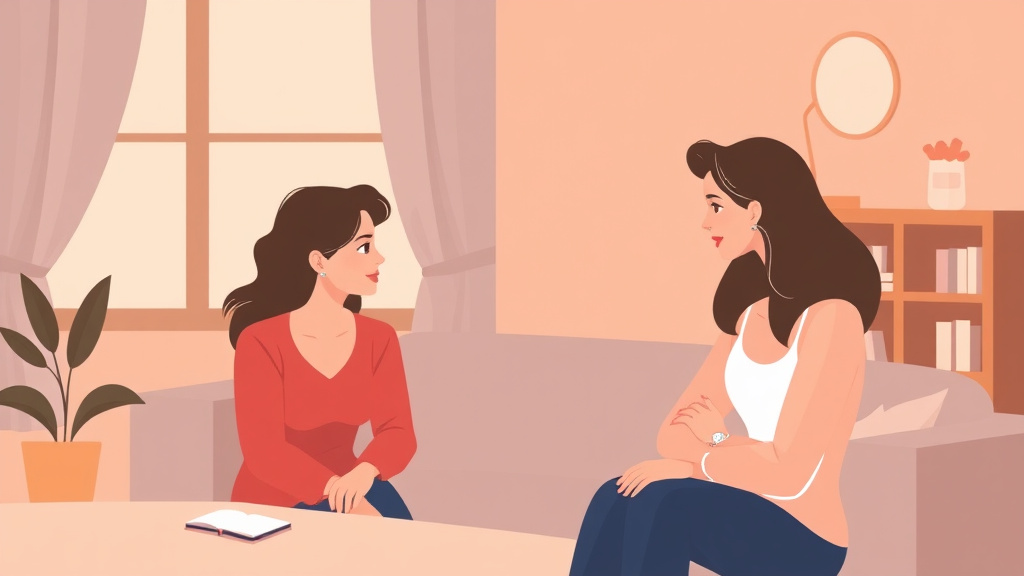 Illustration showing key concepts related to rebuilding your social life after divorce