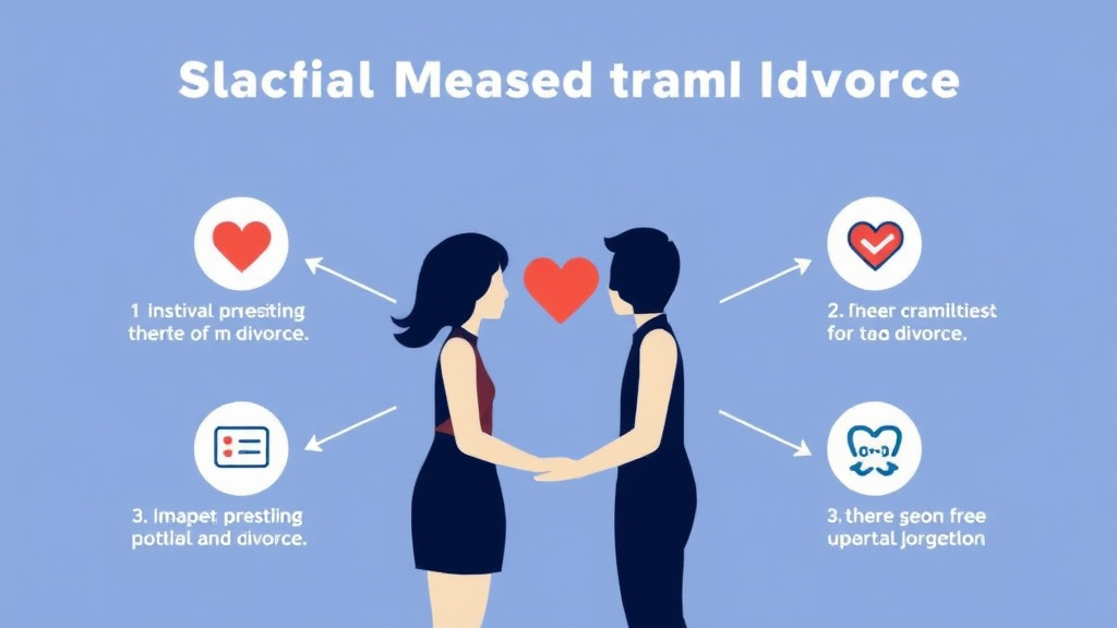 Visual guide for practical steps in social media after divorce: privacy and boundaries