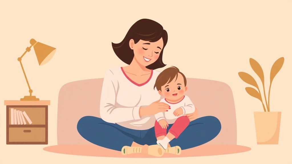 Illustration showing key concepts related to solo parenting after divorce: practical survival strategies