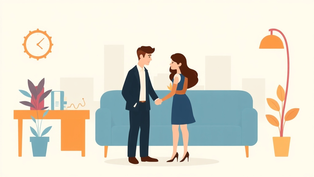 Illustration showing key concepts related to starting a business after divorce: entrepreneurship guide