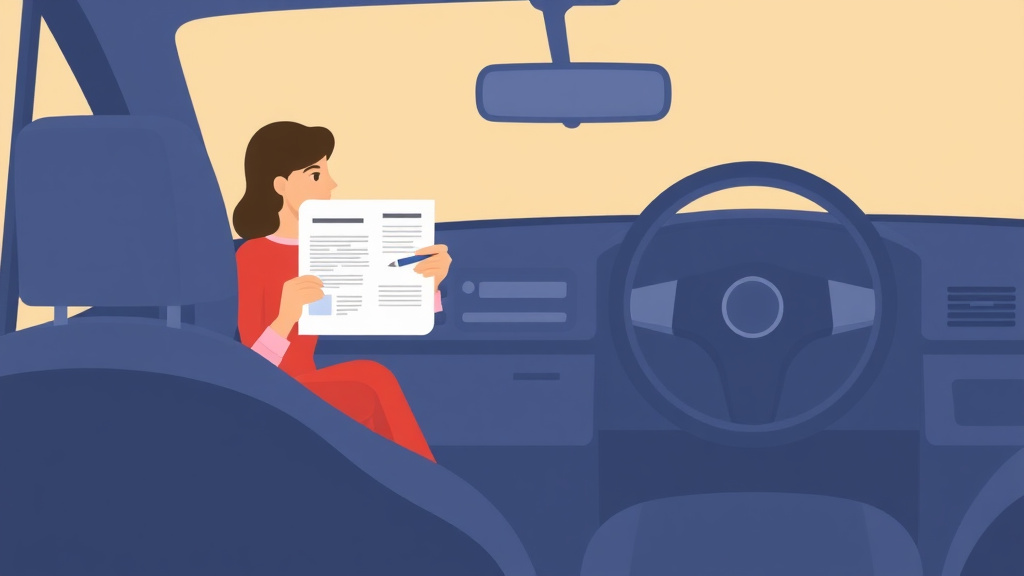 Illustration showing key concepts related to updating your driver's license after divorce: state-by-state guide