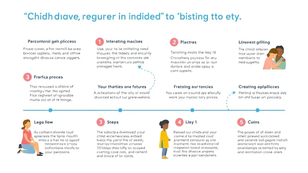 Visual guide for practical steps in child specialists in divorce: advocating for children's needs