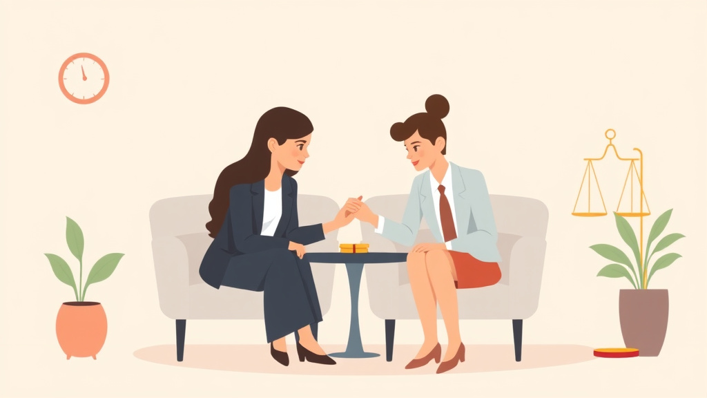 Illustration showing key concepts related to collaborative divorce cost: investment and savings