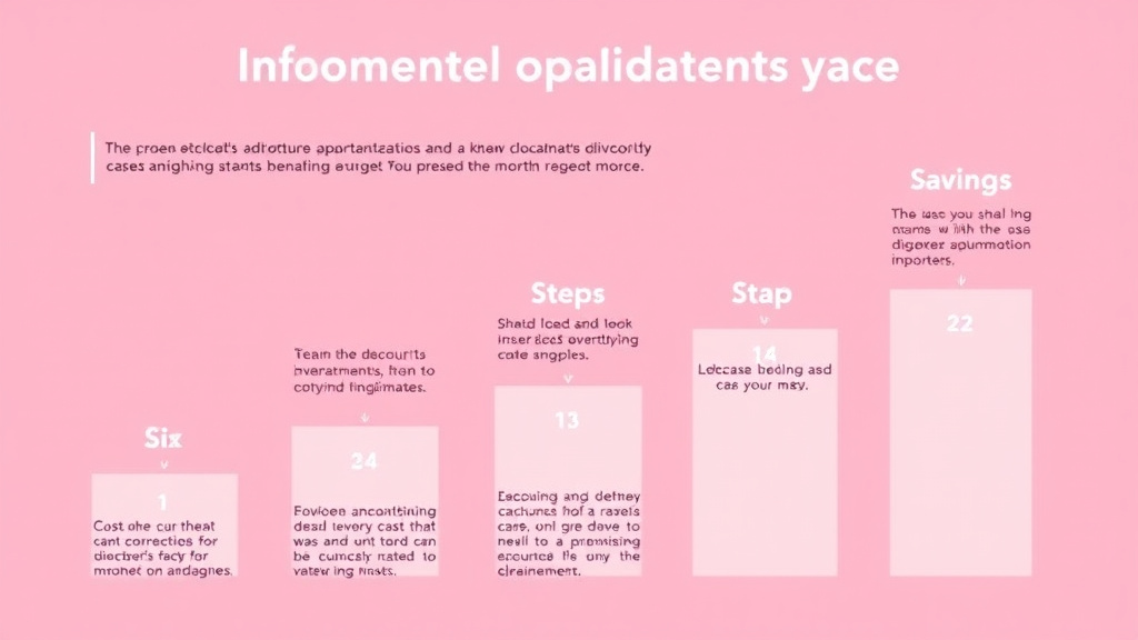 Visual guide for practical steps in collaborative divorce cost: investment and savings