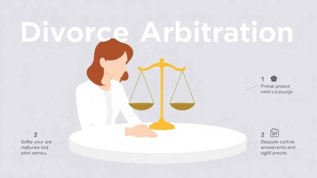 Visual guide for practical steps in divorce arbitration: how private judging works