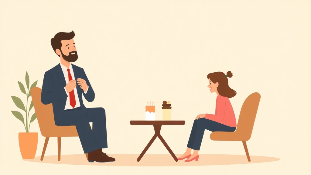 Illustration showing key concepts related to divorce mediation cost: what to expect