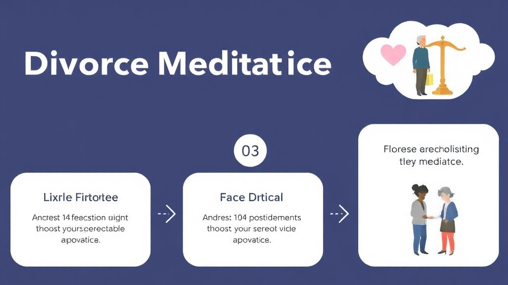 Visual guide for practical steps in divorce mediation cost: what to expect