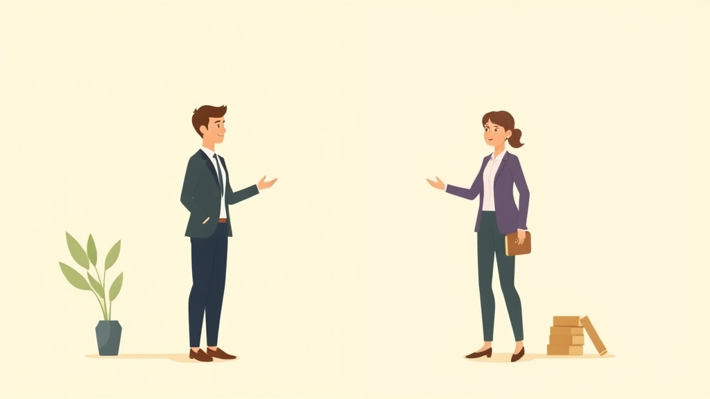 Illustration showing key concepts related to financial neutrals in divorce: impartial financial guidance