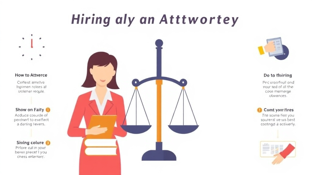 Visual guide for practical steps in hiring an attorney vs diy divorce: making the decision