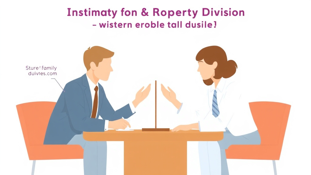 Visual guide for practical steps in mediation for property division: negotiating fair splits