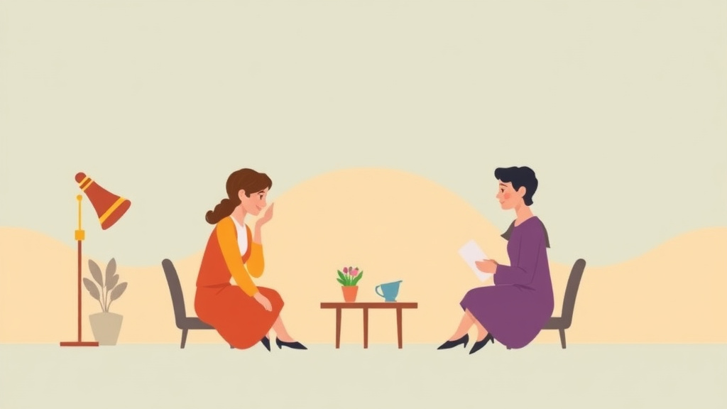 Illustration showing key concepts related to mediation vs collaborative divorce: key differences