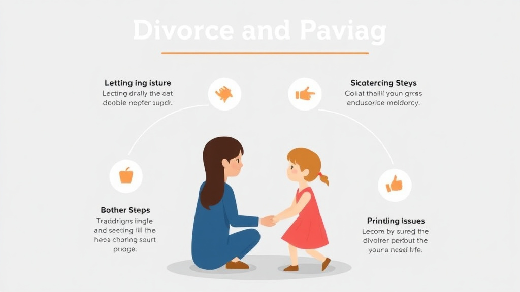 Visual guide for practical steps in divorce mediation with children: custody and support issues