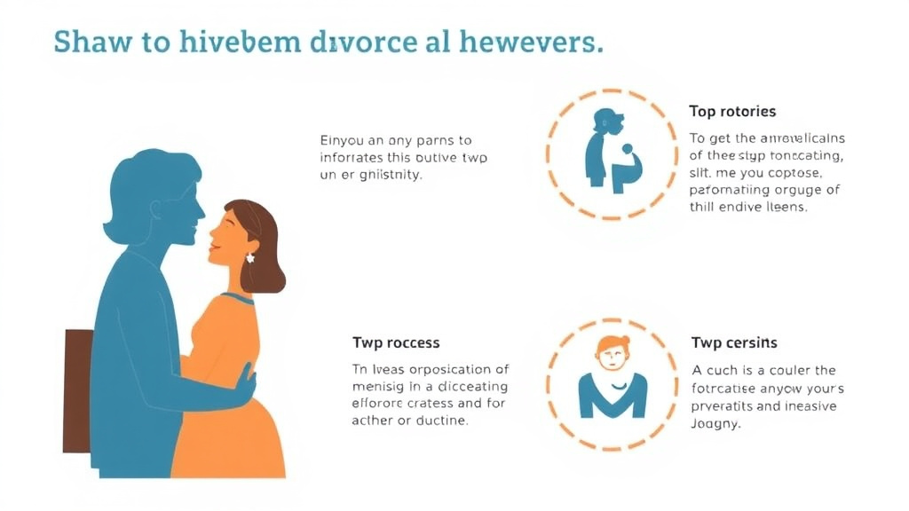 Visual guide for practical steps in restorative justice approaches to divorce