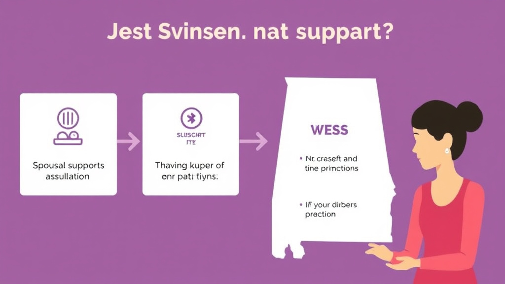 Visual guide for practical steps in spousal support in alabama: alimony laws and calculations