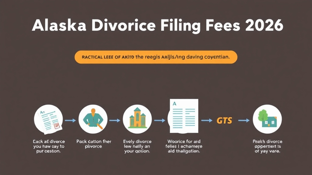 Visual guide for practical steps in alaska divorce filing fees (2026)