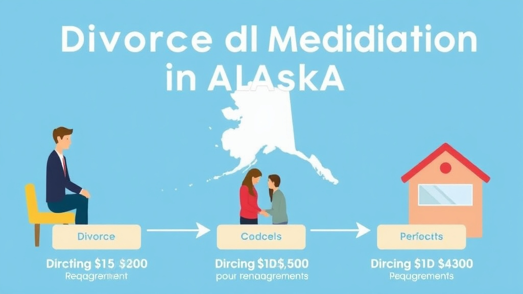 Visual guide for practical steps in divorce mediation in alaska: process, cost, and requirements