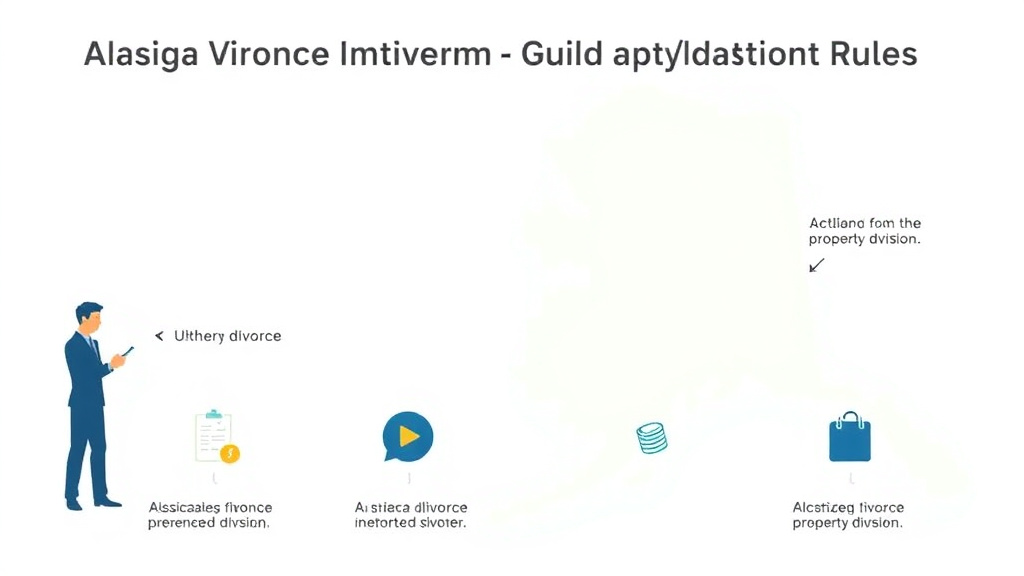 Visual guide for practical steps in alaska divorce property division rules