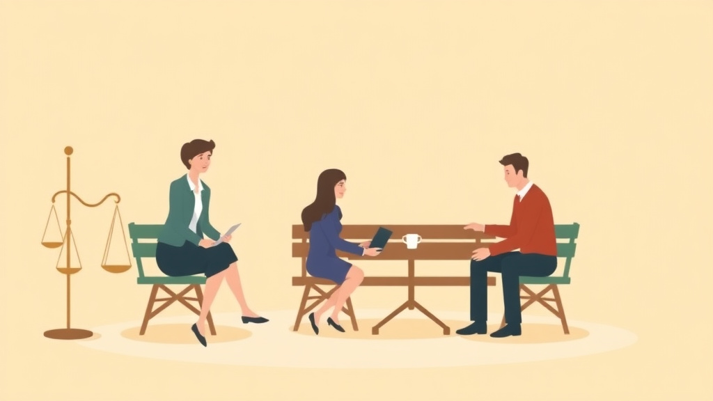 Illustration showing key concepts related to alaska residency requirements for divorce