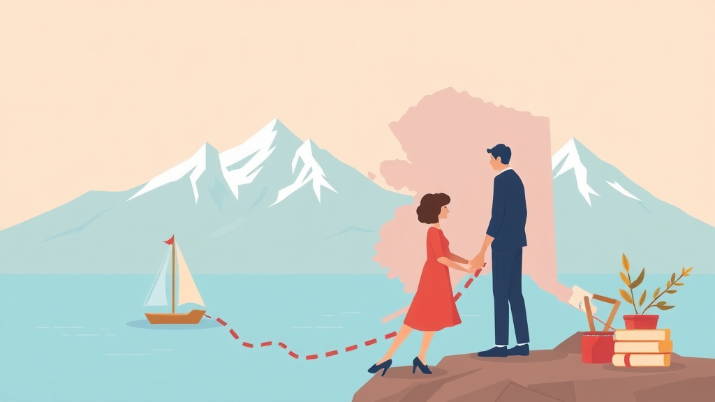 Illustration showing key concepts related to alaska uncontested divorce cost: full breakdown