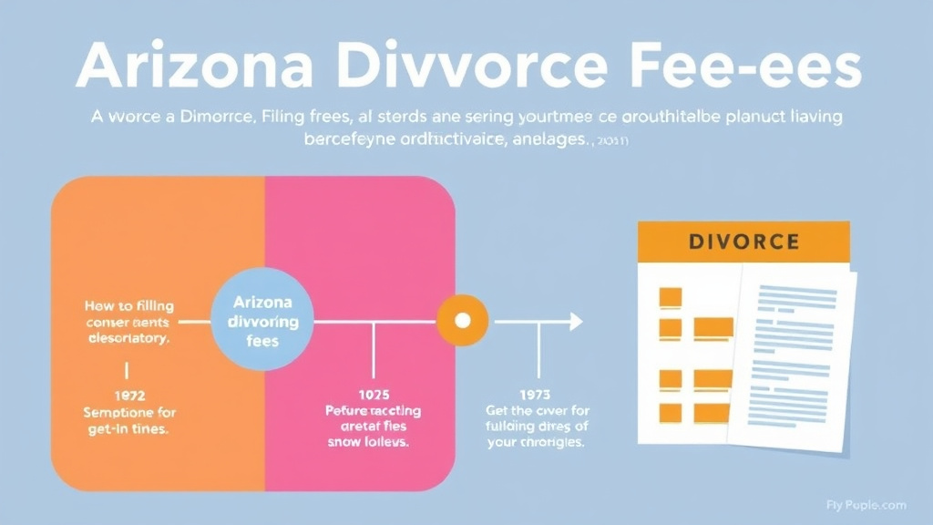 Visual guide for practical steps in arizona divorce filing fees (2026)