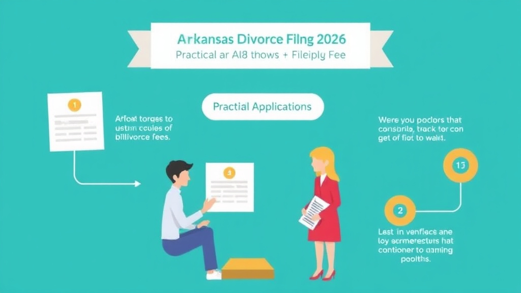 Visual guide for practical steps in arkansas divorce filing fees (2026)