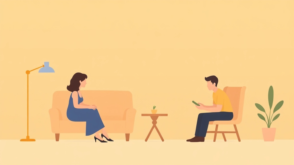 Illustration showing key concepts related to arkansas divorce waiting period: how long it takes