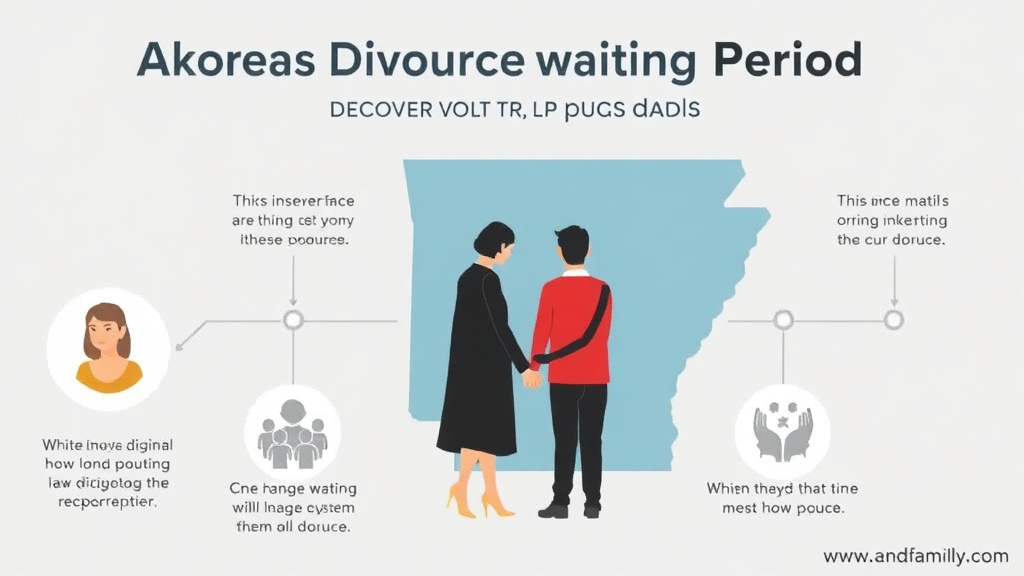 Visual guide for practical steps in arkansas divorce waiting period: how long it takes