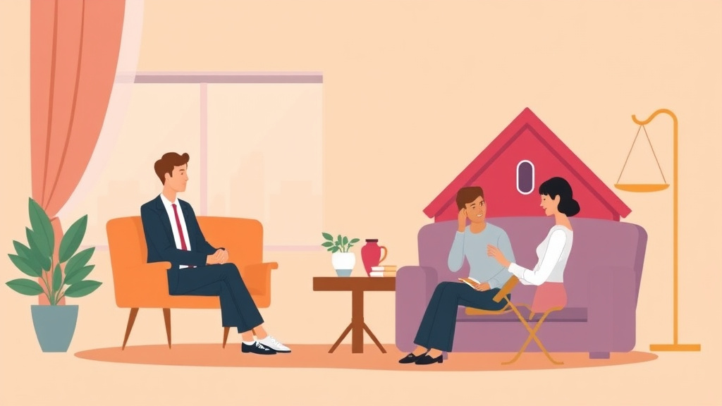 Illustration showing key concepts related to arkansas residency requirements for divorce