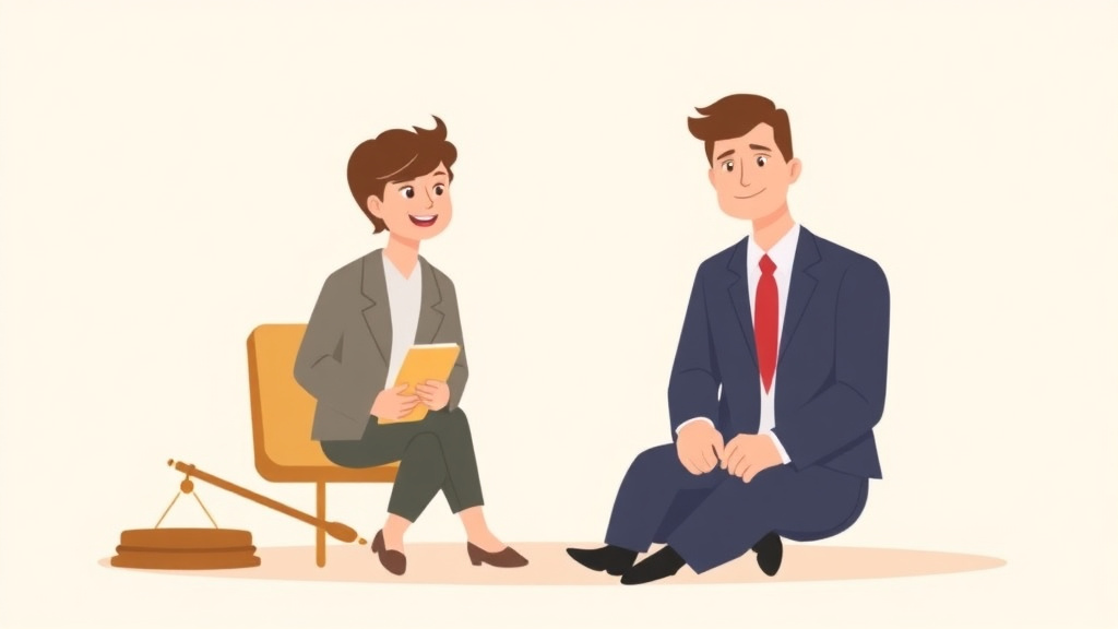 Illustration showing key concepts related to california divorce guide: requirements, filing fees, and process