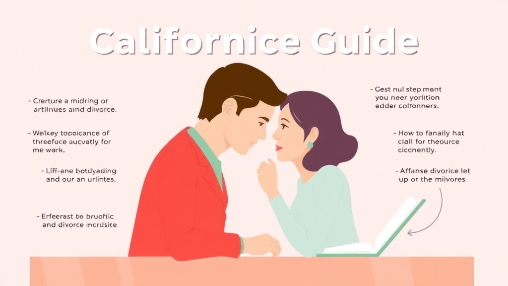 Visual guide for practical steps in california divorce guide: requirements, filing fees, and process