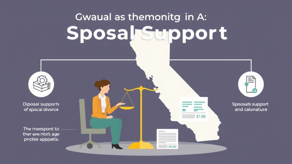 Visual guide for practical steps in spousal support in california: alimony laws and calculations