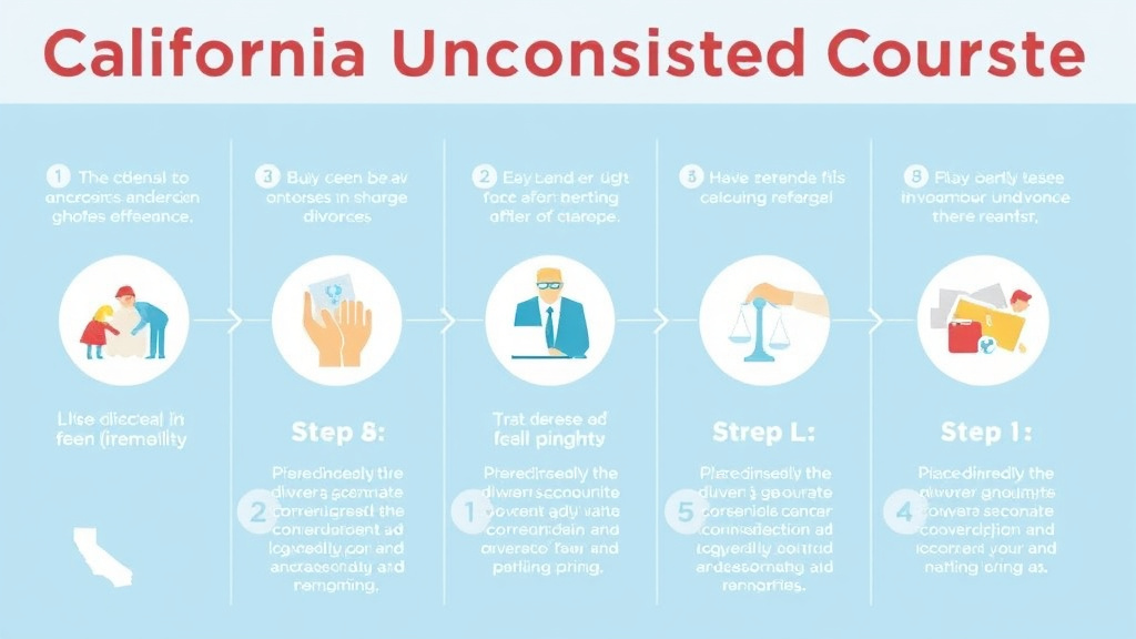 Visual guide for practical steps in california uncontested divorce cost: full breakdown