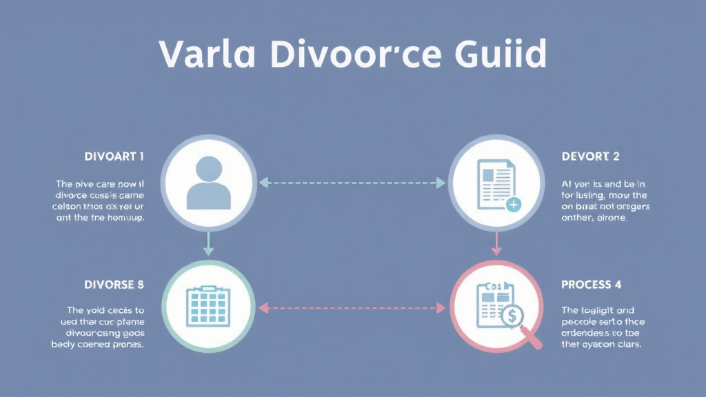 Visual guide for practical steps in colorado divorce guide: requirements, filing fees, and process