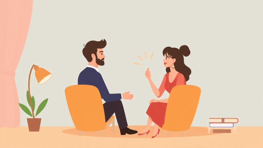 Illustration showing key concepts related to divorce mediation in colorado: process, cost, and requirements