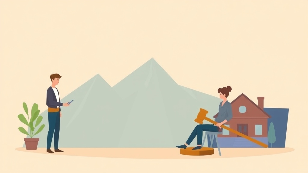 Illustration showing key concepts related to colorado divorce property division rules