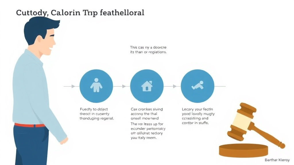 Illustration showing key concepts related to colorado parental responsibilities: custody laws explained
