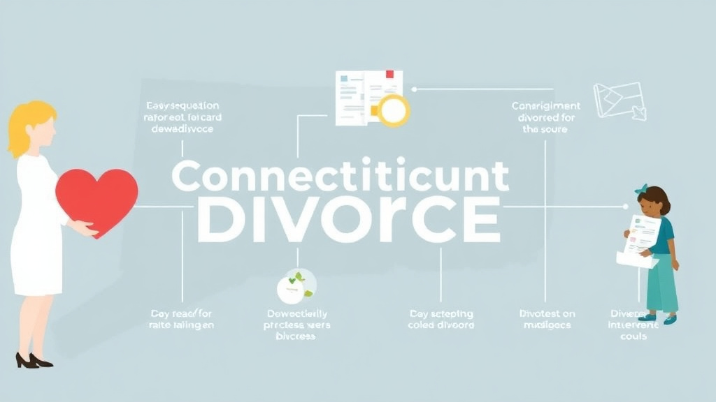 Visual guide for practical steps in connecticut divorce guide: requirements, filing fees, and process