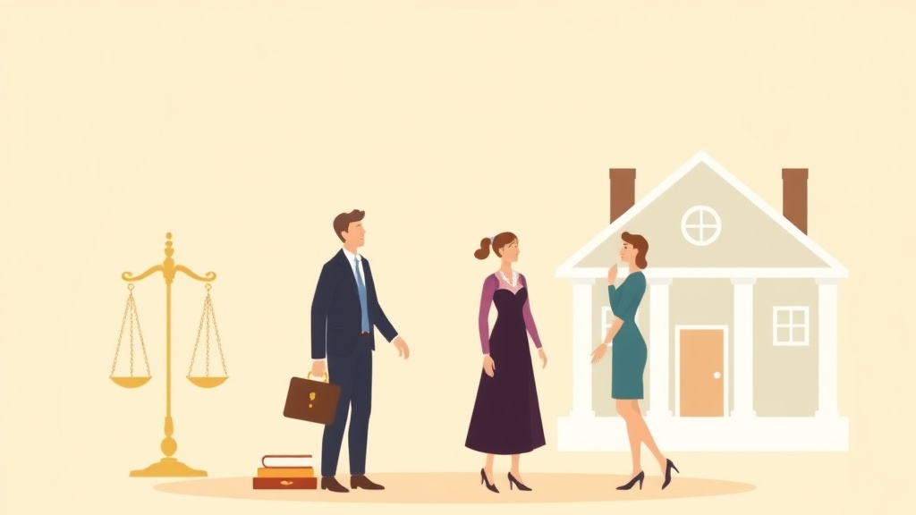 Illustration showing key concepts related to connecticut divorce property division rules