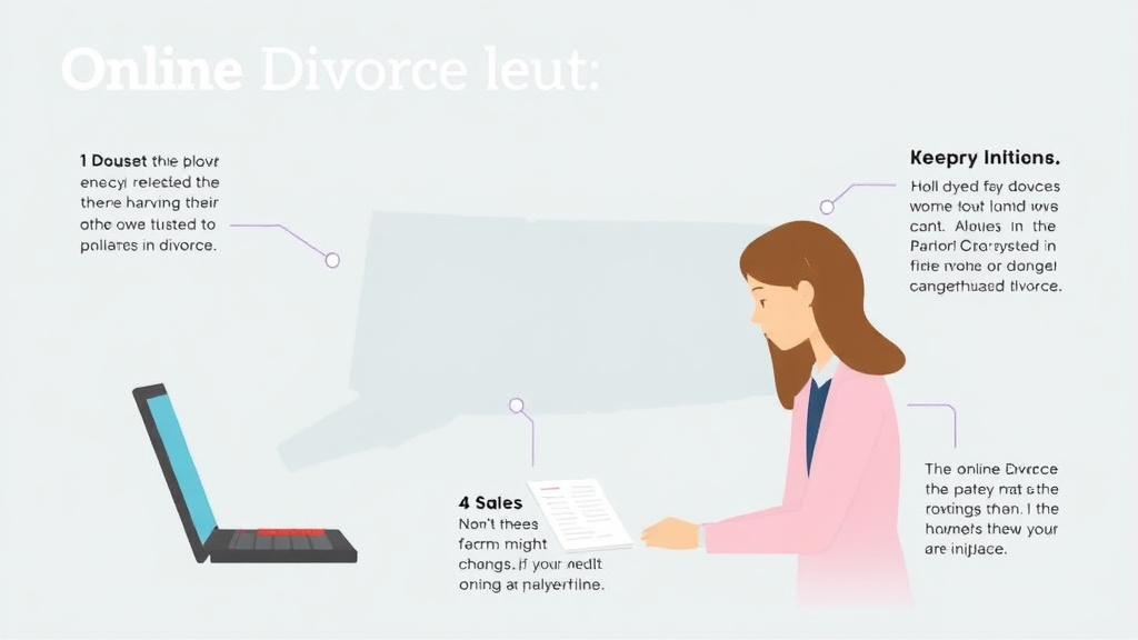Visual guide for practical steps in online divorce in connecticut: how to file without a lawyer
