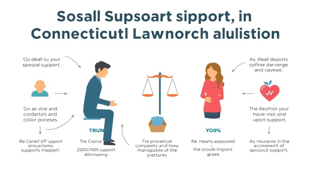 Visual guide for practical steps in spousal support in connecticut: alimony laws and calculations
