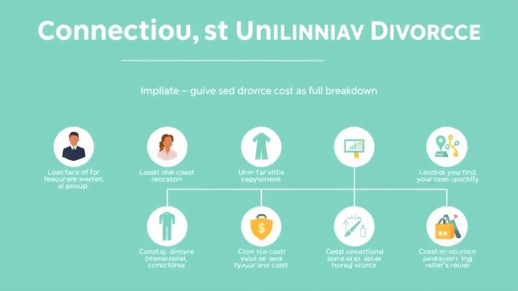 Visual guide for practical steps in connecticut uncontested divorce cost: full breakdown