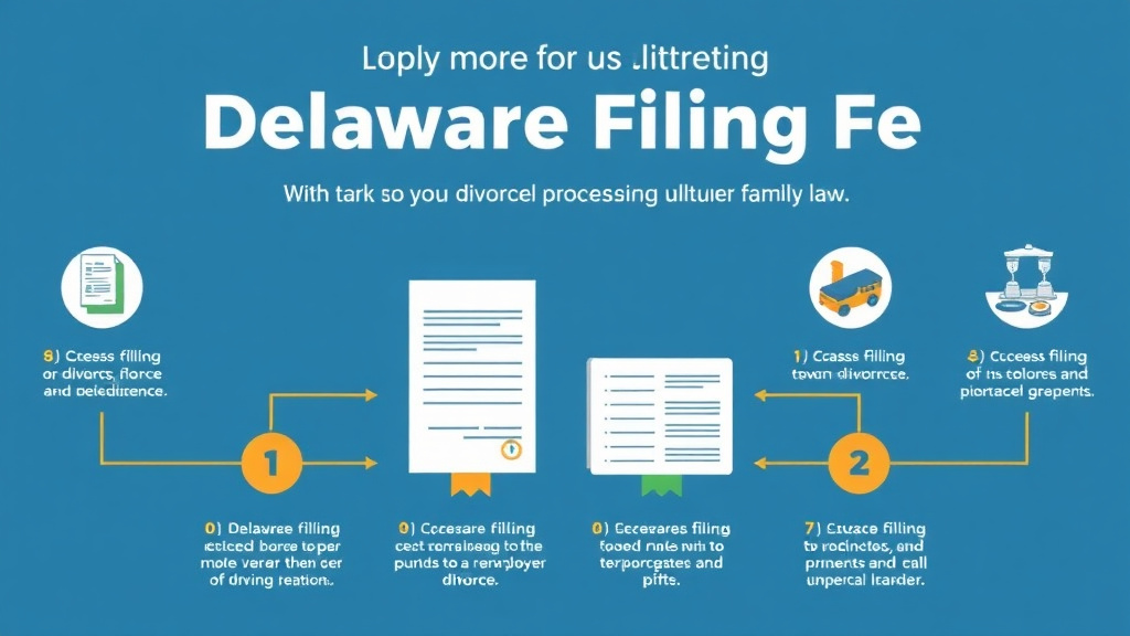 Visual guide for practical steps in delaware divorce filing fees (2026)