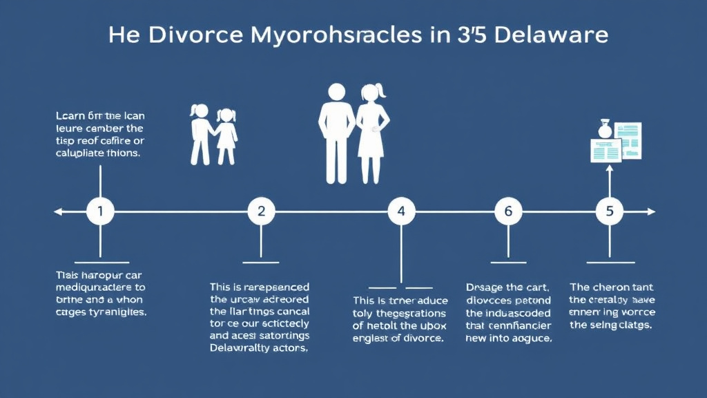 Visual guide for practical steps in divorce mediation in delaware: process, cost, and requirements