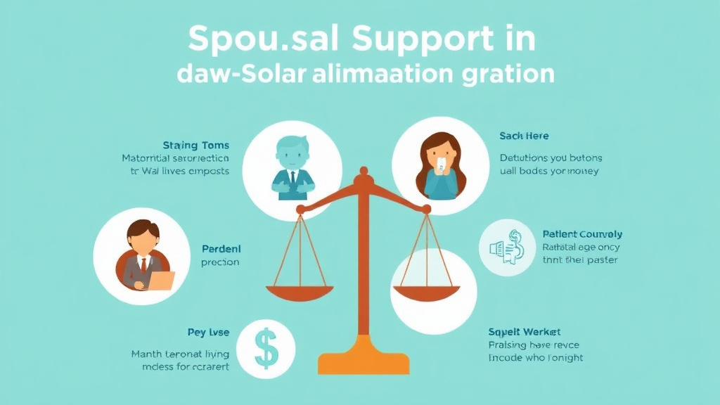 Visual guide for practical steps in spousal support in delaware: alimony laws and calculations