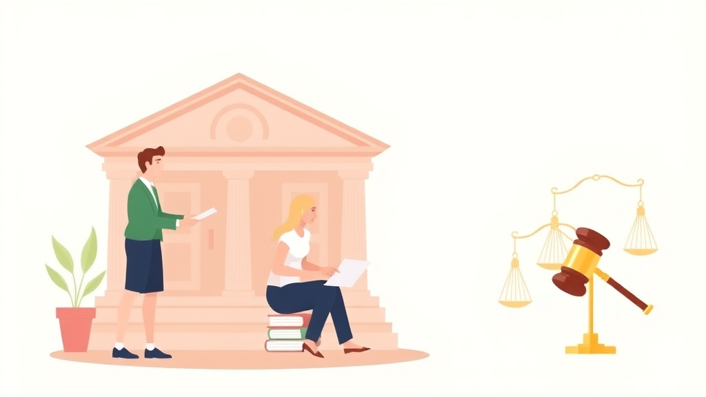 Illustration showing key concepts related to florida divorce filing fees (2026)