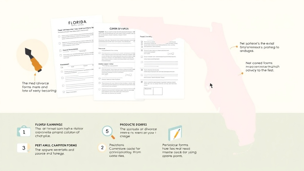 Visual guide for practical steps in florida divorce forms: complete list and how to file