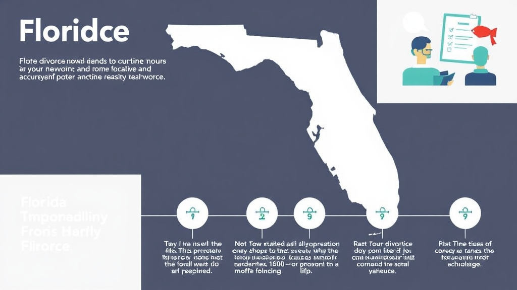 Visual guide for practical steps in florida divorce guide: requirements, filing fees, and process