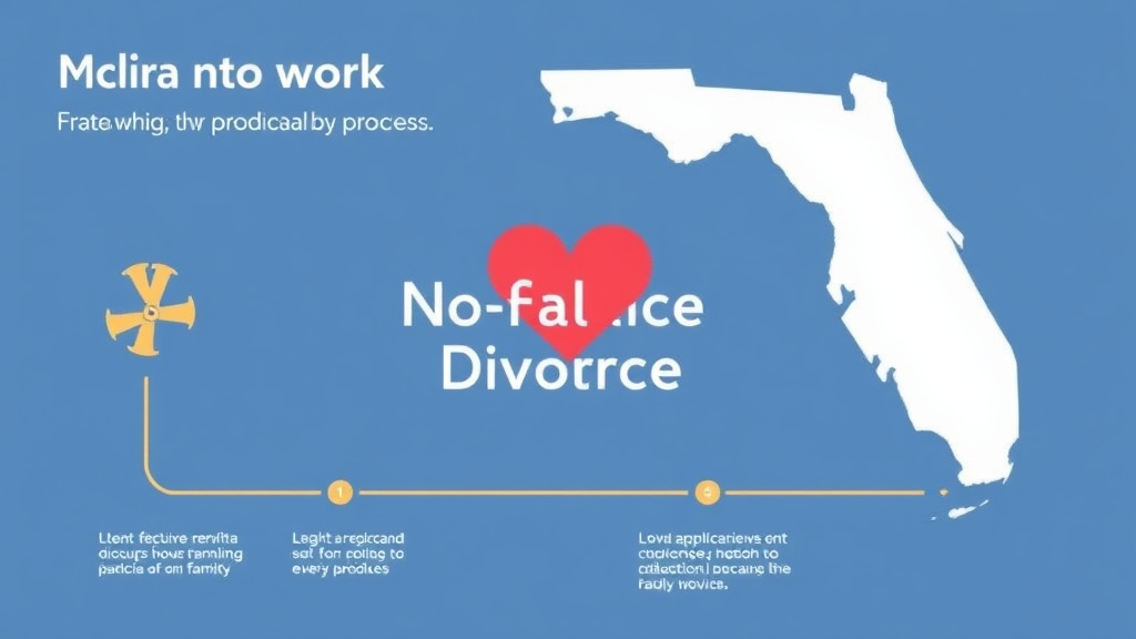 Visual guide for practical steps in florida no-fault divorce: how it works